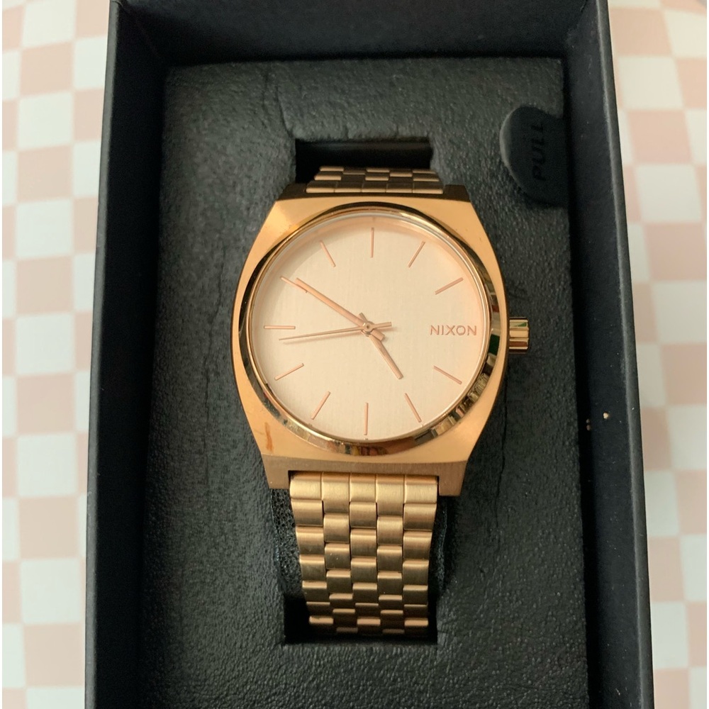 NIXON Time Teller All Rose Gold Watch